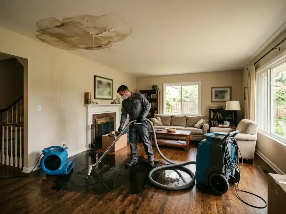attic-pipe-burst-ceiling-drip-008 — frequently asked questions, Water Damage Restoration & Carpet Care in Springtown, TX